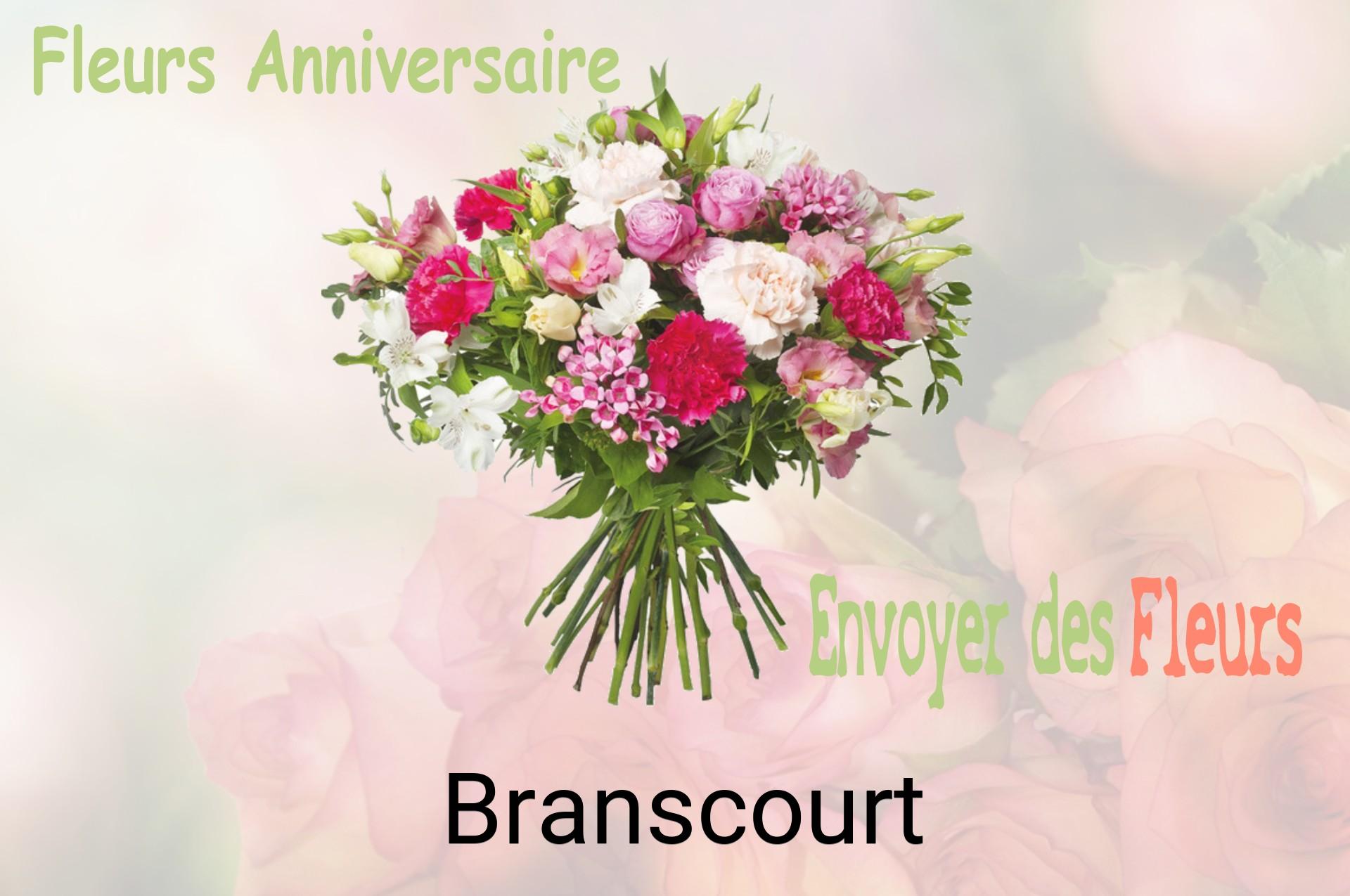 Bouquet de fleurs d’anniversaire livré à Branscourt